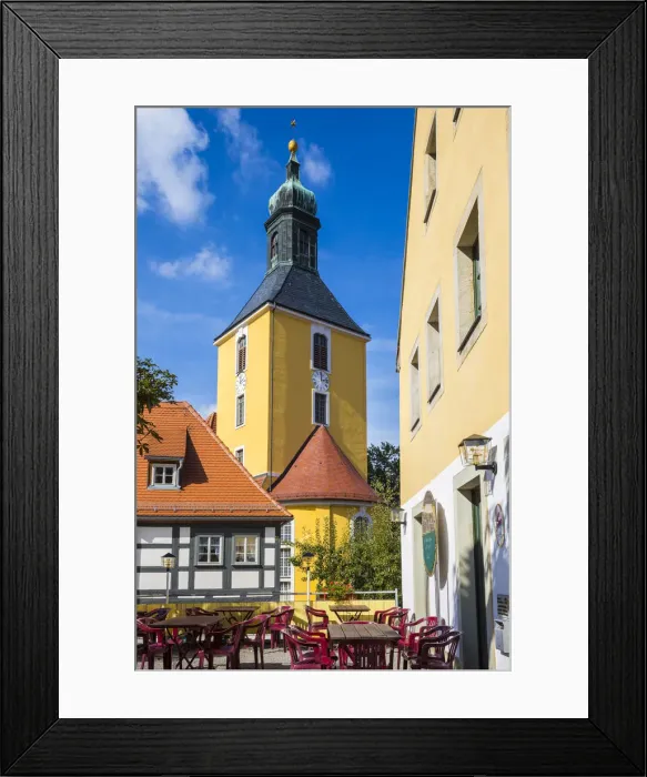 Framed Print : Hohnstein, Saxon Switzerland National Park, Saxony, Germany