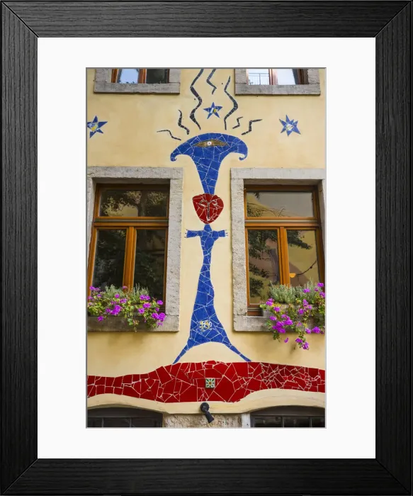 Framed Print : Kunsthofpassage, Dresden, Saxony, Germany Framed Print : Kunsthofpassage, Dresden, Saxony, Germany