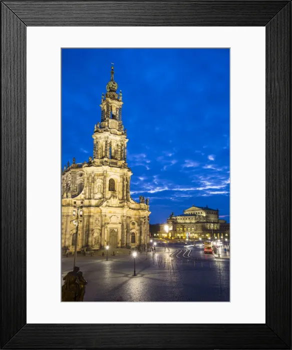 Framed Print : Hofkirche & Opera House, Dresden, Saxony, Germany Framed Print : Hofkirche & Opera House, Dresden, Saxony, Germany