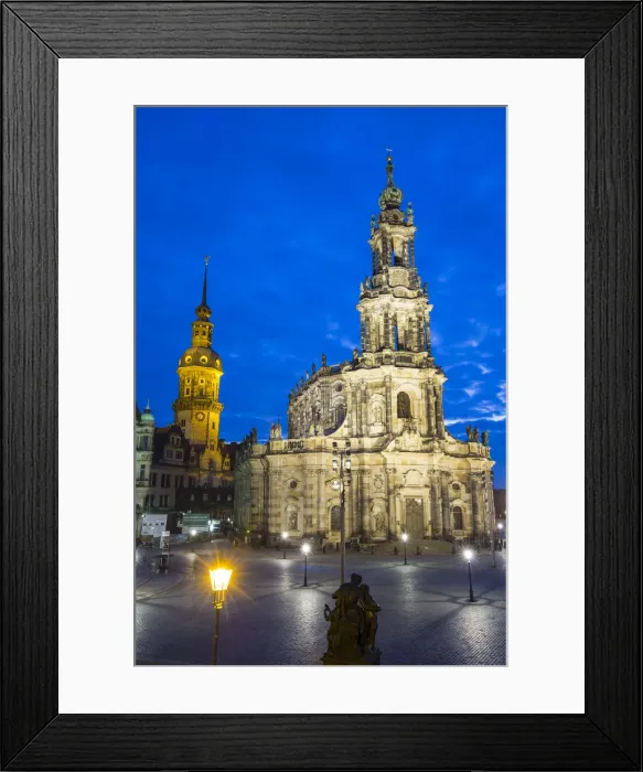 Framed Print : Hofkirche & Dresden Castle, Dresden, Saxony, Germany Framed Print : Hofkirche & Dresden Castle, Dresden, Saxony, Germany