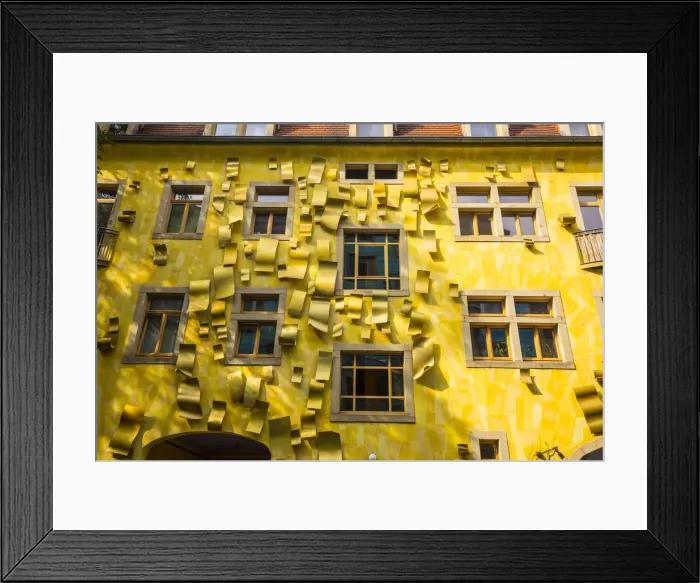 Framed Print : Kunsthofpassage, Dresden, Saxony, Germany Framed Print : Kunsthofpassage, Dresden, Saxony, Germany