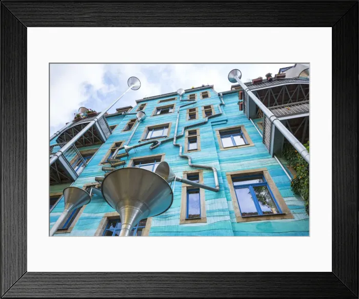 Framed Print : Kunsthofpassage, Dresden, Saxony, Germany Framed Print : Kunsthofpassage, Dresden, Saxony, Germany