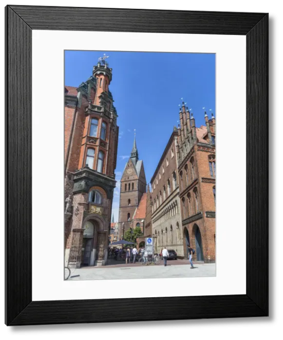 Framed Print : Old city centre, Hanover, Lower Saxony, Germany Framed Print : Old city centre, Hanover, Lower Saxony, Germany