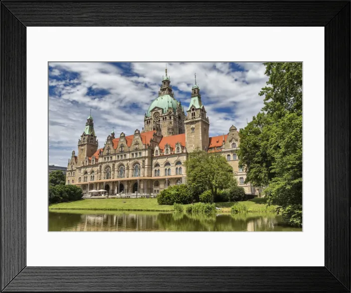 Framed Print : New City Hall, Neues Rathaus (1913), Hanover, Lower Saxony, Germany Framed Print : New City Hall, Neues Rathaus (1913), Hanover, Lower Saxony, Germany
