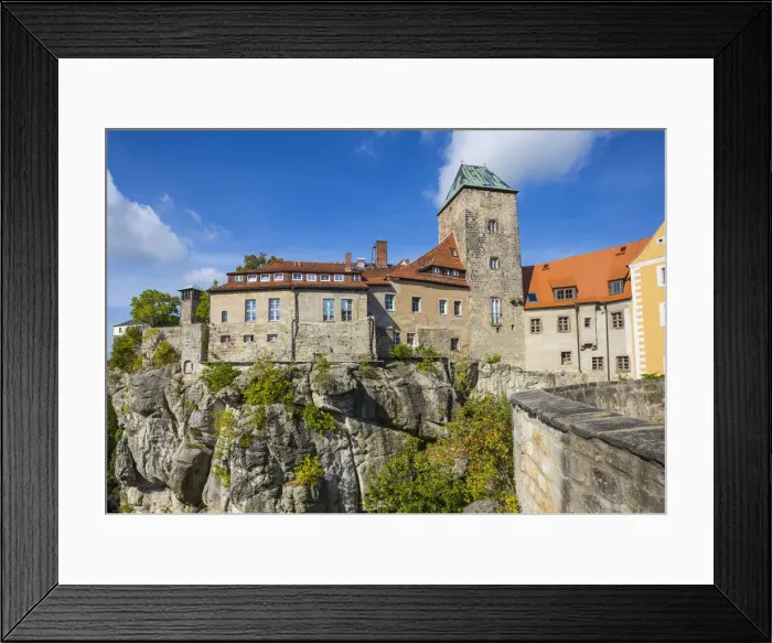 Framed Print : Hohnstein castle, Hohnstein, Saxon Switzerland National Park, Saxony, Germany Framed Print : Hohnstein castle, Hohnstein, Saxon Switzerland National Park, Saxony, Germany