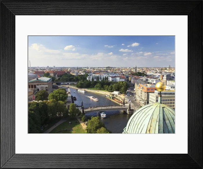 Framed Print : Germany, Berlin, Museumsinsel, Berlin Cathedral (Berliner Dom), view from the dome Framed Print : Germany, Berlin, Museumsinsel, Berlin Cathedral (Berliner Dom), view from the dome