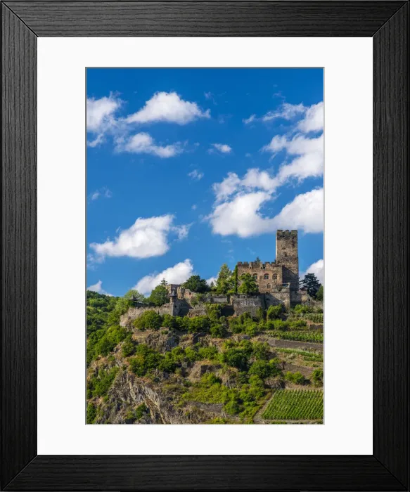 Framed Print : Germany, Rhineland Palatinate, Kaub, Burg Gutenfels or Kaub Castle Framed Print : Germany, Rhineland Palatinate, Kaub, Burg Gutenfels or Kaub Castle