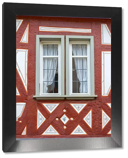 Germany, Rhineland Palatinate, Braubach, Traditional Timber-framed building
