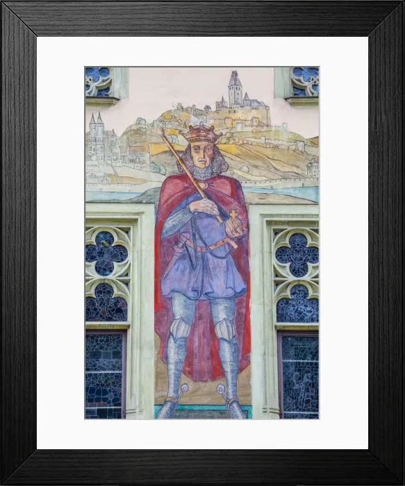 Framed Print : Town Hall Frescos, Passau, Lower Bavaria, Bavaria, Germany Framed Print : Town Hall Frescos, Passau, Lower Bavaria, Bavaria, Germany