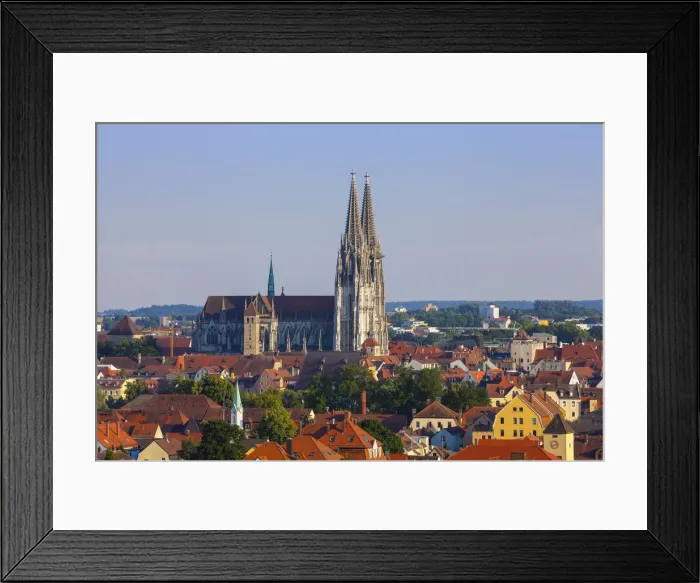 Framed Print : St. Peters Cathedral, Regensburg, Upper Palatinate, Oberpfalz, Bavaria / Bayern Framed Print : St. Peters Cathedral, Regensburg, Upper Palatinate, Oberpfalz, Bavaria / Bayern
