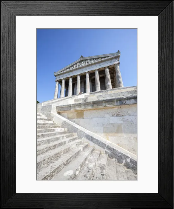 Framed Print : Valhalla Hall of Fame on Danube River near Donaustauf, Walhalla, Upper Palatinate Framed Print : Valhalla Hall of Fame on Danube River near Donaustauf, Walhalla, Upper Palatinate