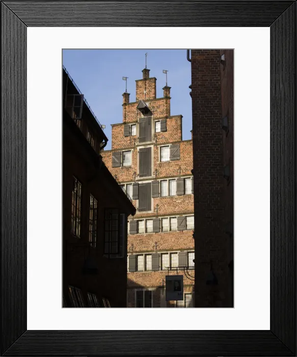 Framed Print : Germany, State of Bremen, Bremen, Bottcherstrasse Framed Print : Germany, State of Bremen, Bremen, Bottcherstrasse