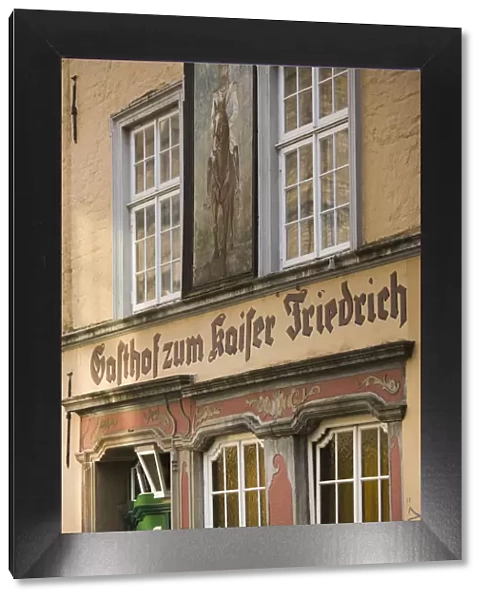 Germany, State of Bremen, Bremen, Schnoor waterfront area, cafe