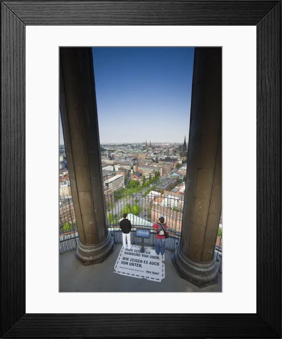 Framed Print : Germany, State of Hamburg, Hamburg, St. Michaeliskirche church tower Framed Print : Germany, State of Hamburg, Hamburg, St. Michaeliskirche church tower