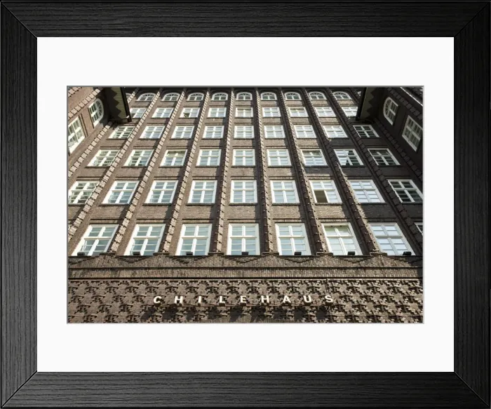 Framed Print : Germany, State of Hamburg, Hamburg, Merchant district, Chilehaus office building Framed Print : Germany, State of Hamburg, Hamburg, Merchant district, Chilehaus office building