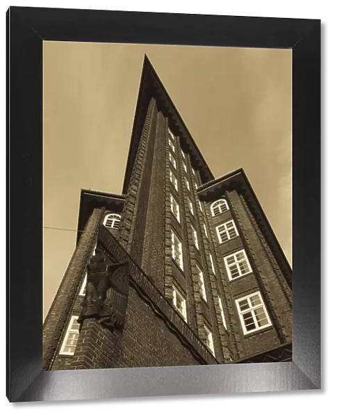 Germany, State of Hamburg, Hamburg, Merchant district, Chilehaus office building