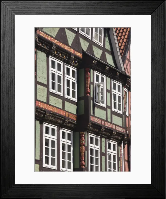 Framed Print : Germany, Lower Saxony, Celle, Old Timbered houses Framed Print : Germany, Lower Saxony, Celle, Old Timbered houses