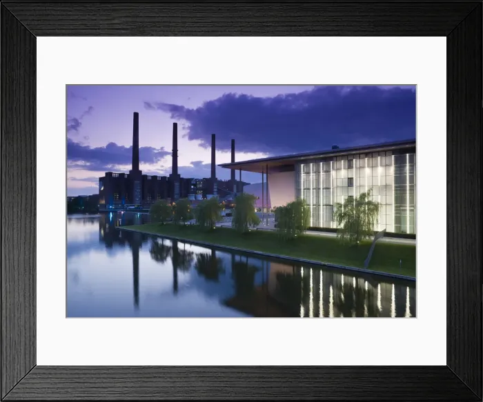 Framed Print : Germany, Lower Saxony, Wolfsburg, Autostadt, VW factory