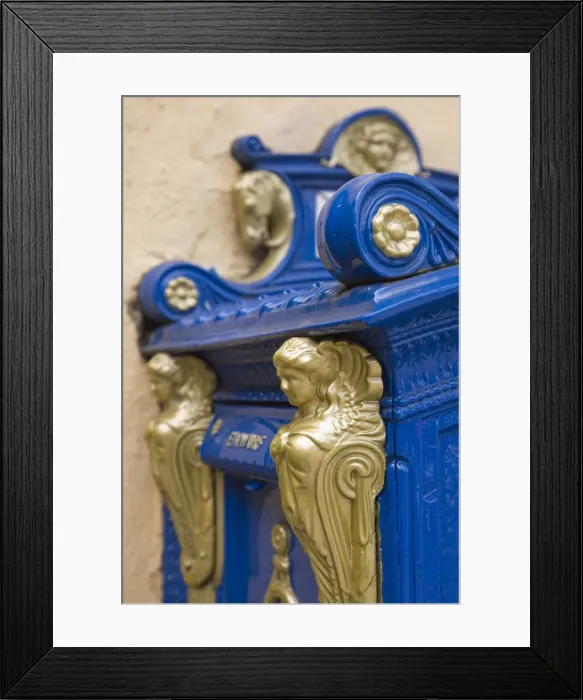 Framed Print : Germany, Rhineland-Palatinate, Mosel River Valley, Cochem, ornate post box Framed Print : Germany, Rhineland-Palatinate, Mosel River Valley, Cochem, ornate post box