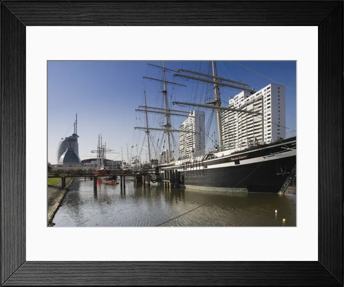 Framed Print : Germany, State of Bremen, Bremerhaven, National Marine Museum Framed Print : Germany, State of Bremen, Bremerhaven, National Marine Museum