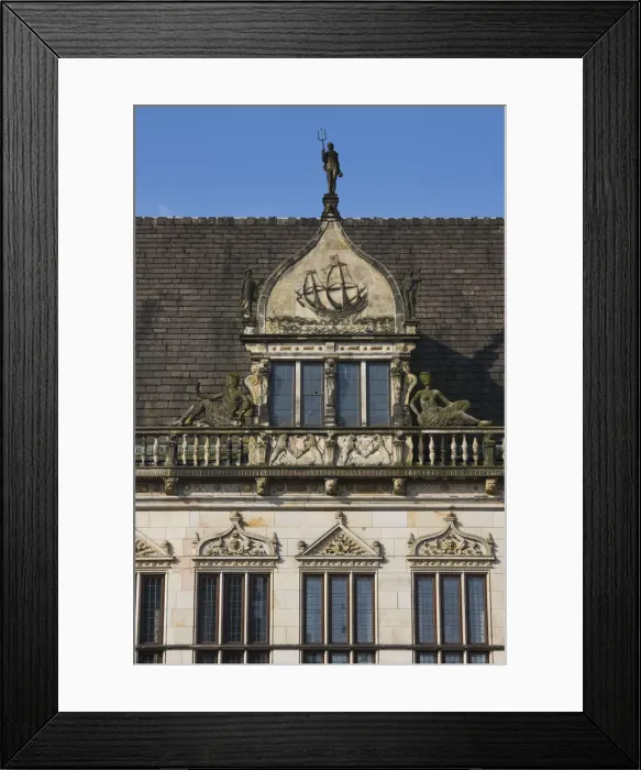 Framed Print : Germany, State of Bremen, Bremen, Marktplatz