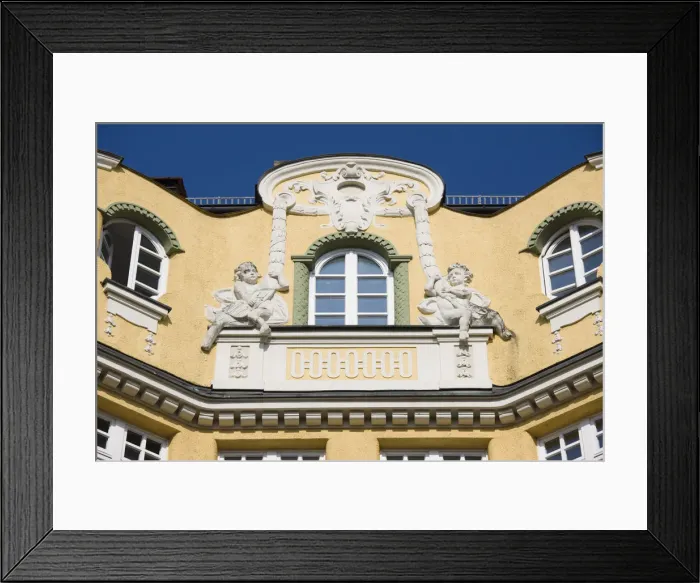 Framed Print : Germany, Bayern  /  Bavaria, Regensburg, Obere Bachgasse street