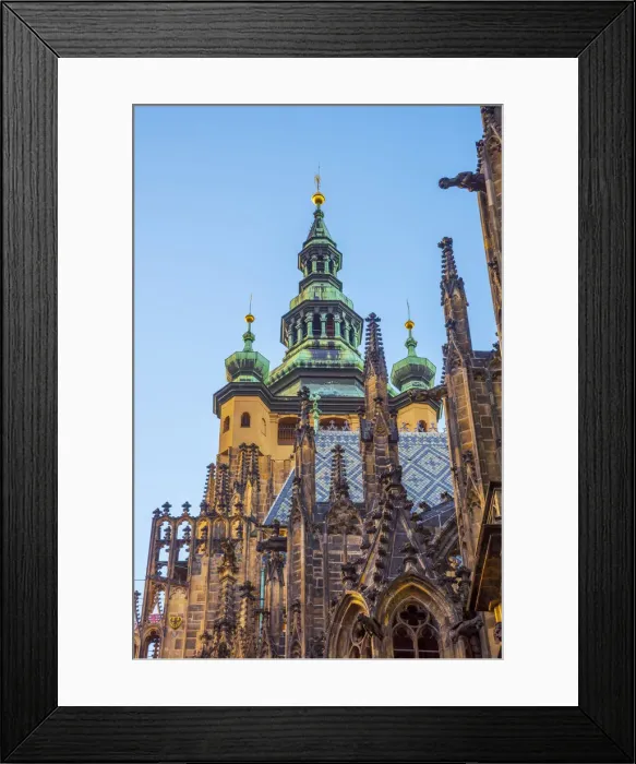 Framed Print : Czech Republic, Prague, Mala Strana, Prague Castle, St. Vitus Cathedral Framed Print : Czech Republic, Prague, Mala Strana, Prague Castle, St. Vitus Cathedral