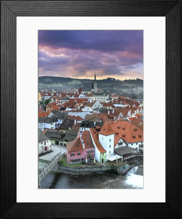 Framed Print : Czech Republic, South Bohemia, Cesky Krumlov Framed Print : Czech Republic, South Bohemia, Cesky Krumlov