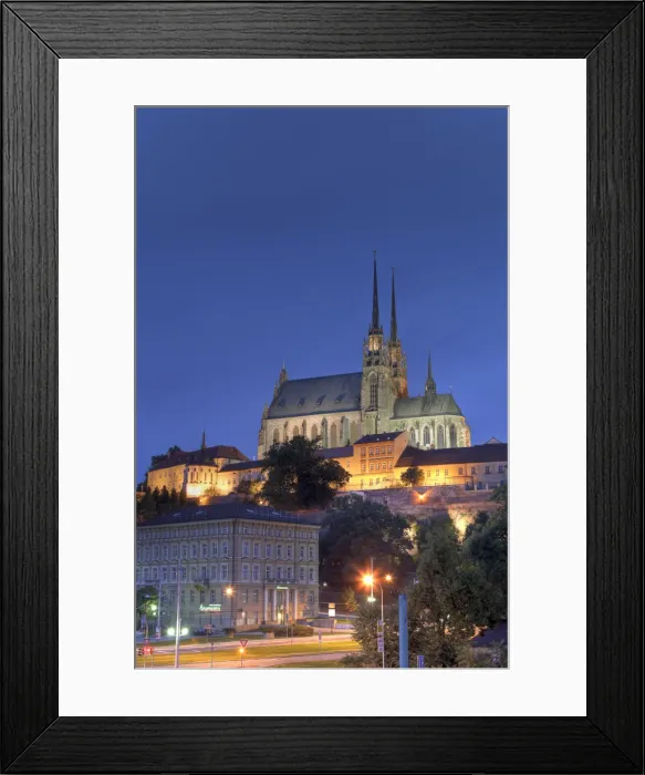 Framed Print : Czech Republic, South Moravia, Brno, Cathedral of St. Peter and St. Paul Framed Print : Czech Republic, South Moravia, Brno, Cathedral of St. Peter and St. Paul