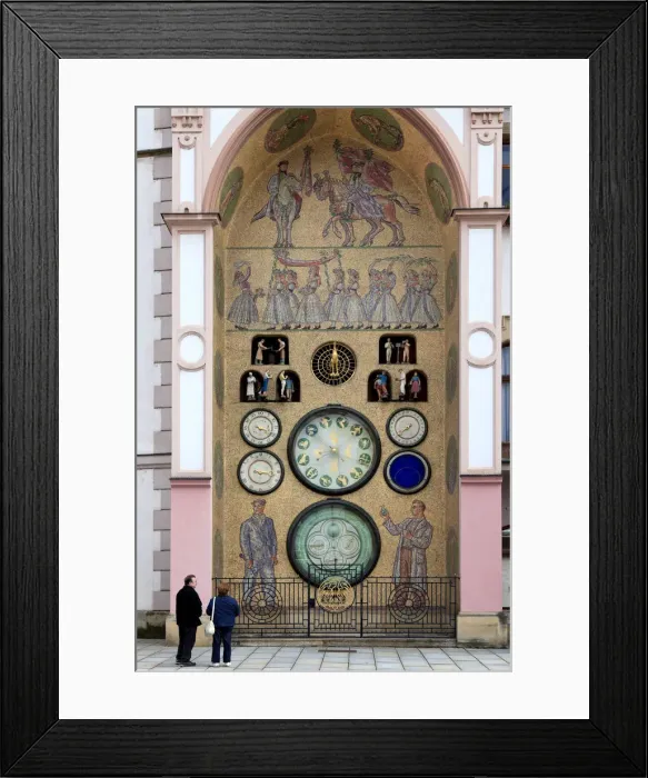 Framed Print : Czech Republic, Northern Moravia, Olomouc, Horni Namesti Square, Communist Style