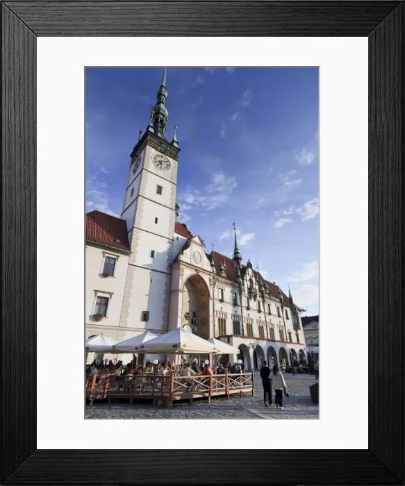 Framed Print : Czech Republic, Northern Moravia, Olomouc, Horni Namesti Square and Town Hall Framed Print : Czech Republic, Northern Moravia, Olomouc, Horni Namesti Square and Town Hall