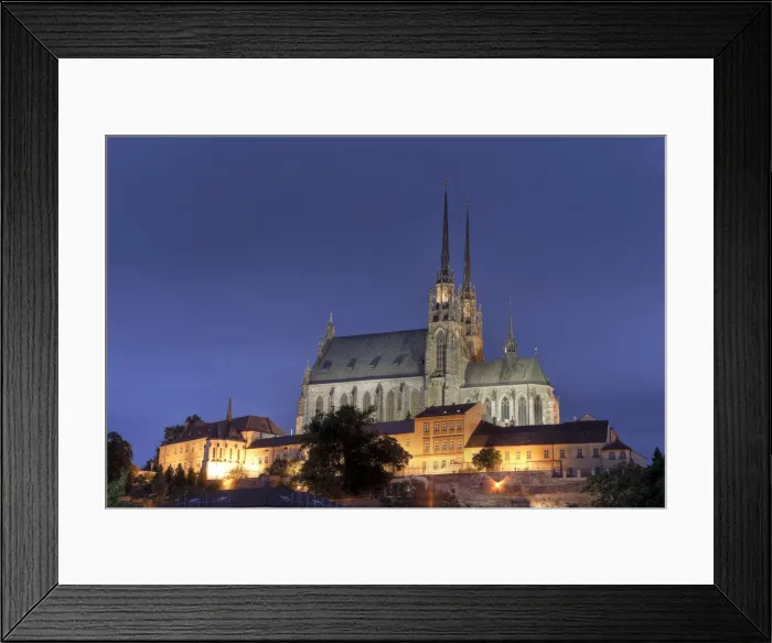 Framed Print : Czech Republic, South Moravia, Brno, Cathedral of St. Peter and St. Paul Framed Print : Czech Republic, South Moravia, Brno, Cathedral of St. Peter and St. Paul