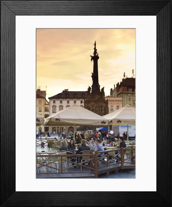 Framed Print : Czech Republic, Northern Moravia, Olomouc, Horni Namesti Square and Town Hall, outdoor Framed Print : Czech Republic, Northern Moravia, Olomouc, Horni Namesti Square and Town Hall, outdoor