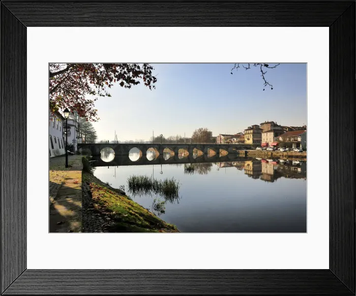 Framed Print : The roman bridge of Chaves. Tras os Montes, Portugal Framed Print : The roman bridge of Chaves. Tras os Montes, Portugal
