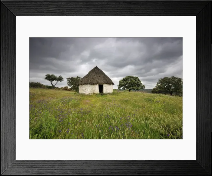 Framed Print : Ancient traditional hut of Noudar. Alentejo, Portugal Framed Print : Ancient traditional hut of Noudar. Alentejo, Portugal