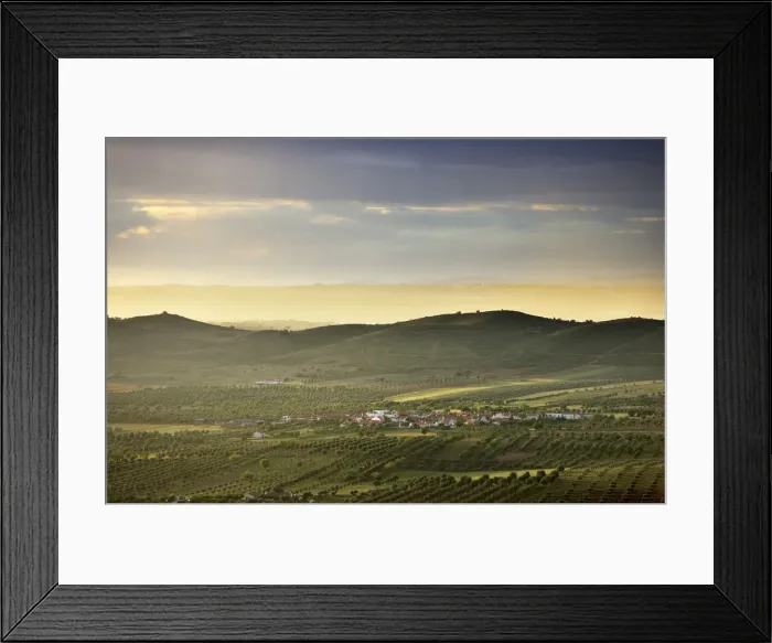 Framed Print : The plains around Monsaraz. Alentejo, Portugal Framed Print : The plains around Monsaraz. Alentejo, Portugal