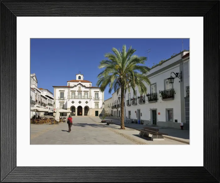 Framed Print : Historical center of Serpa. Alentejo, Portugal Framed Print : Historical center of Serpa. Alentejo, Portugal