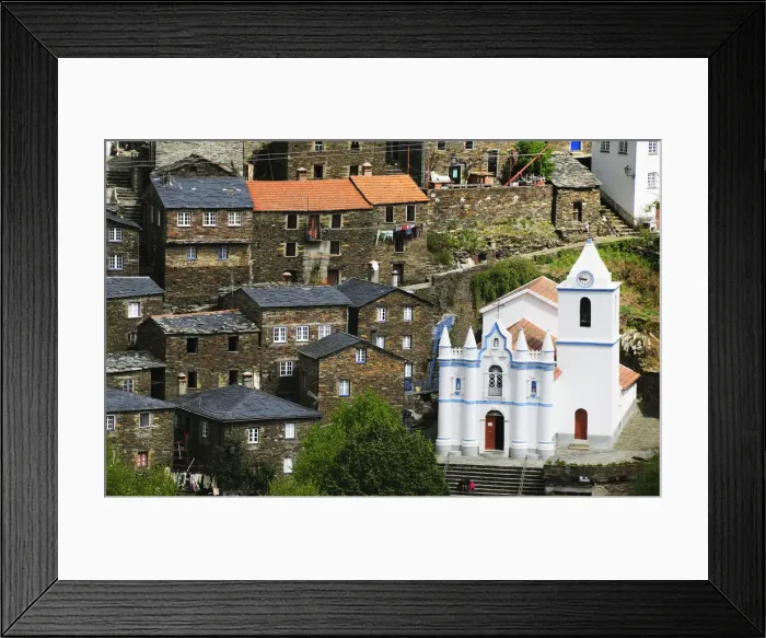 Framed Print : Piodao, old traditional village, all built in schist, in the heart of Portugal Framed Print : Piodao, old traditional village, all built in schist, in the heart of Portugal