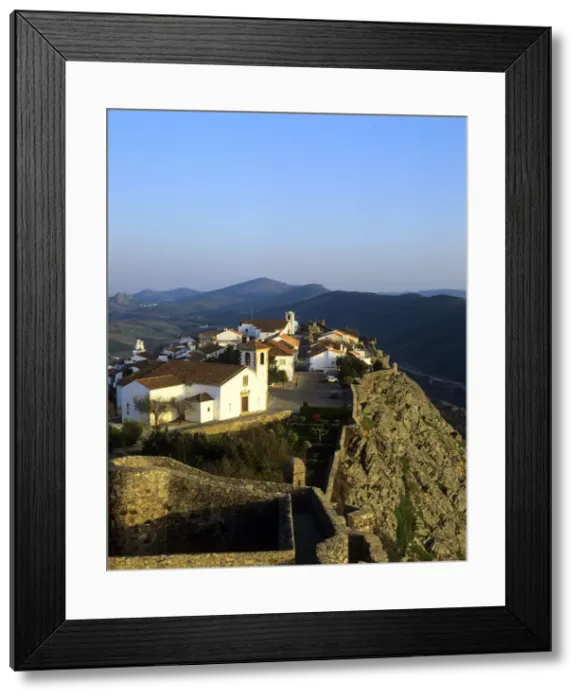 Framed Print : The 9th century village of Marvao, of Arab origin. Portugal Framed Print : The 9th century village of Marvao, of Arab origin. Portugal