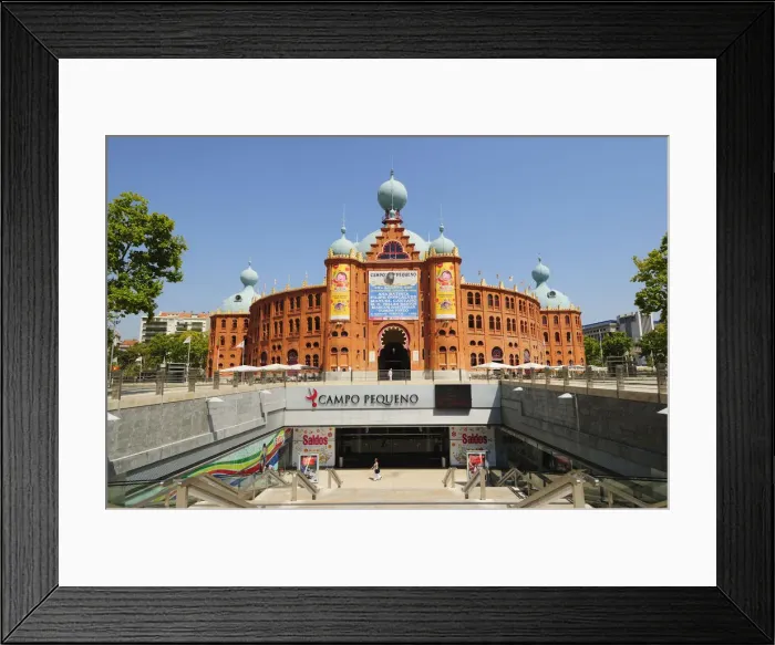 Framed Print : The bullfighting ring of Campo Pequeno, built in the 19th century, Lisbon, Portugal Framed Print : The bullfighting ring of Campo Pequeno, built in the 19th century, Lisbon, Portugal