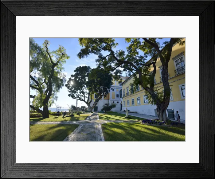 Framed Print : Gardens of the Museu Nacional de Arte Antiga (Ancient Art National Museum). Lisbon Framed Print : Gardens of the Museu Nacional de Arte Antiga (Ancient Art National Museum). Lisbon