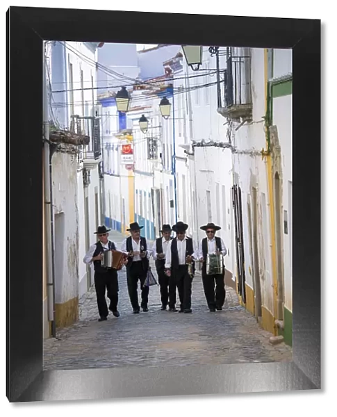 Europe, Portugal, Alentejo, Arronches, a local folk group in Arronches