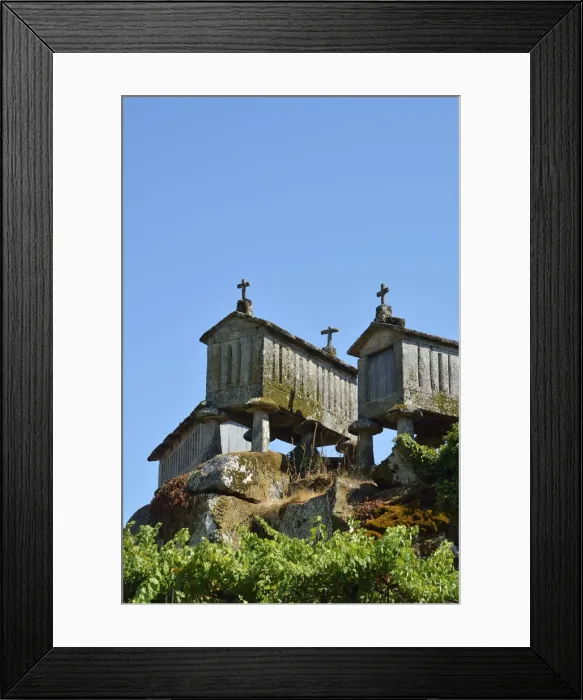 Framed Print : Espigueiros, the old and traditional stone granaries of Soajo. Peneda Geres National Park Framed Print : Espigueiros, the old and traditional stone granaries of Soajo. Peneda Geres National Park