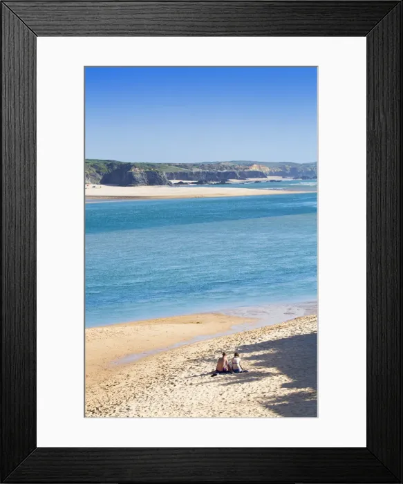 Framed Print : Europe, Portugal, Alentejo, Vila Nova de Milfontes, Praia da Franquia beach Framed Print : Europe, Portugal, Alentejo, Vila Nova de Milfontes, Praia da Franquia beach