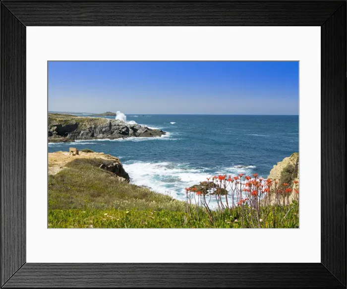 Framed Print : Europe, Portugal, Alentejo, Porto Covo, the Rota Vicentina coastal path and beaches Framed Print : Europe, Portugal, Alentejo, Porto Covo, the Rota Vicentina coastal path and beaches