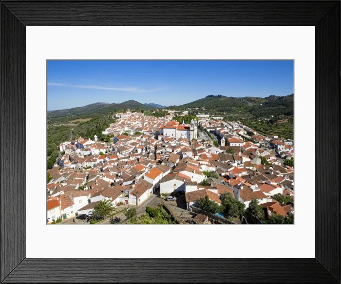 Framed Print : Europe, Portugal, Alentejo, Castelo de Vide town from the castle Framed Print : Europe, Portugal, Alentejo, Castelo de Vide town from the castle