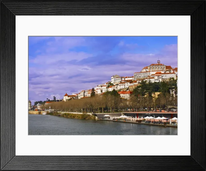 Framed Print : Europe, Portugal, Centro, Baixo Mondego, Coimbra, view of the medieval city centre Framed Print : Europe, Portugal, Centro, Baixo Mondego, Coimbra, view of the medieval city centre