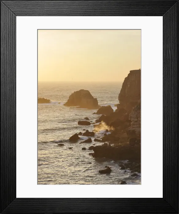 Framed Print : Coastline of Carrapateira. Sudoeste Alentejano and Costa Vicentina Nature Park