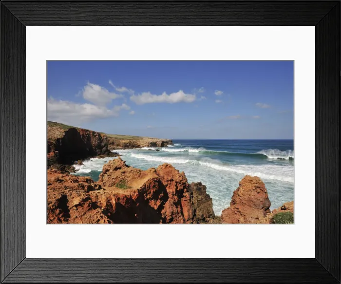 Framed Print : Coastline of Carrapateira. Sudoeste Alentejano and Costa Vicentina Nature Park Framed Print : Coastline of Carrapateira. Sudoeste Alentejano and Costa Vicentina Nature Park
