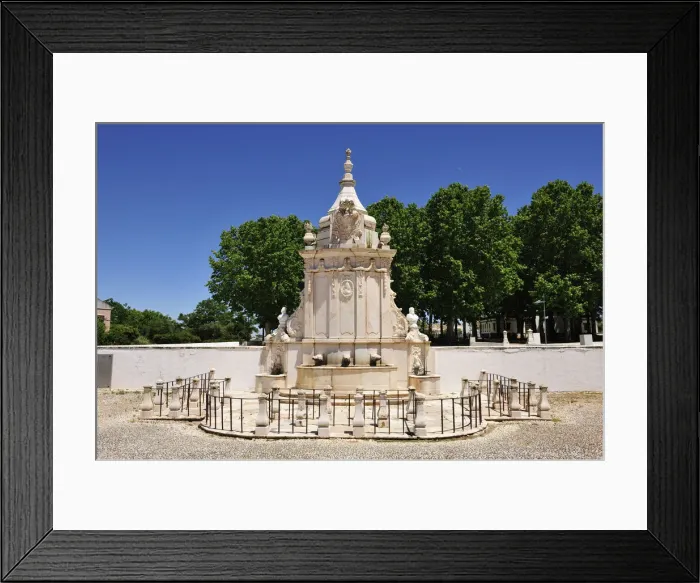 Framed Print : The amazing white marble fountain (Fonte das Bicas) of Borba, dating from 1781. Alentejo Framed Print : The amazing white marble fountain (Fonte das Bicas) of Borba, dating from 1781. Alentejo
